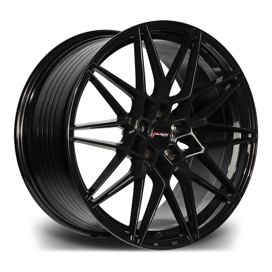 Velocity VF10 Gloss Black Alloy Wheels