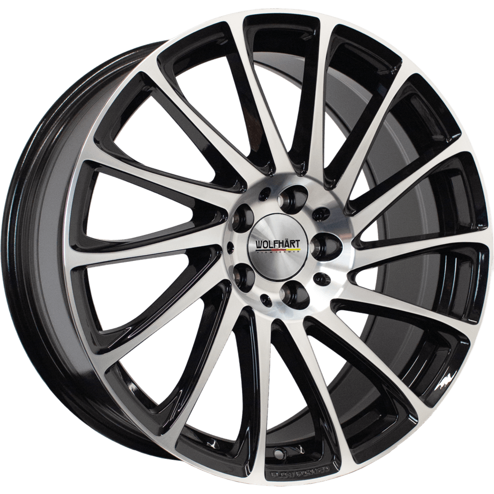 Wolfhart Flowformed Aero 2 Alloy Wheel 20" x 8.5" ET42 Gloss Black Polished Face