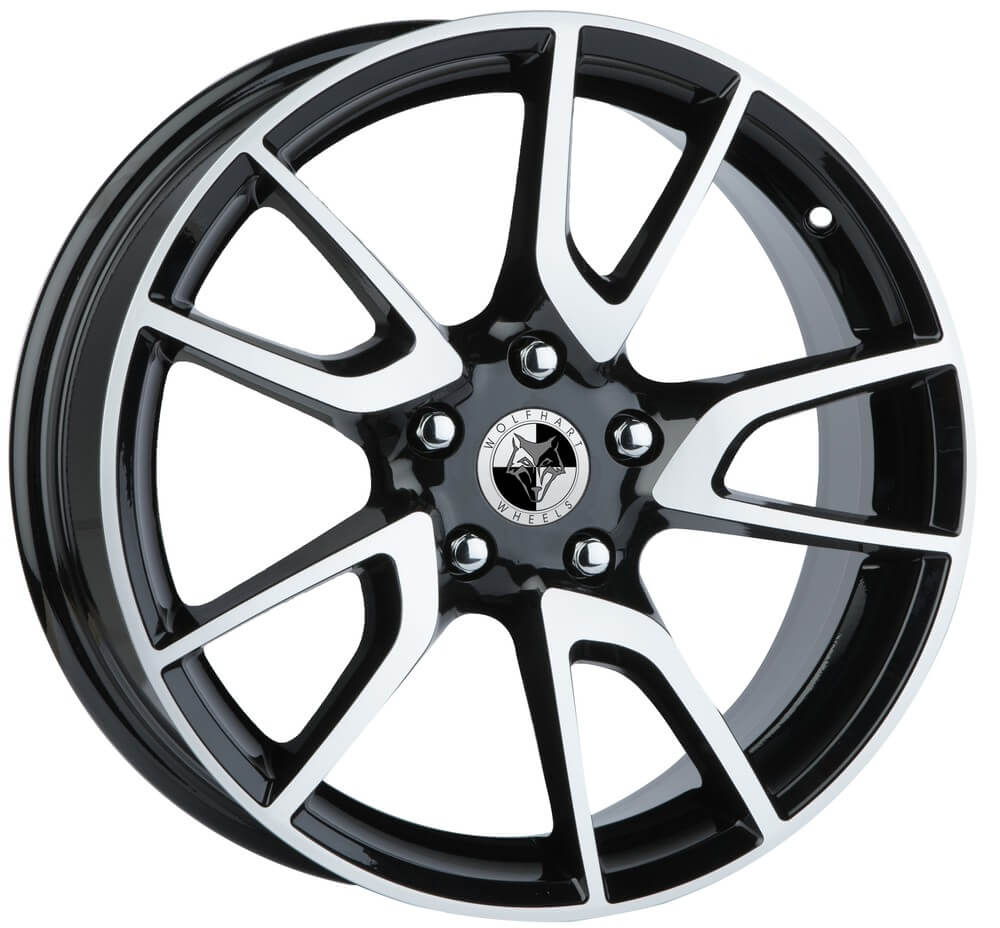 Wolfhart Nova - Gloss Black / Polished alloy wheel