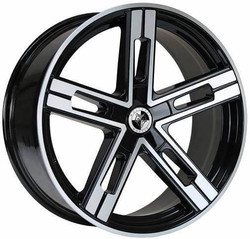 Wolfhart Stuttgart - Gloss Black / Polished alloy wheel
