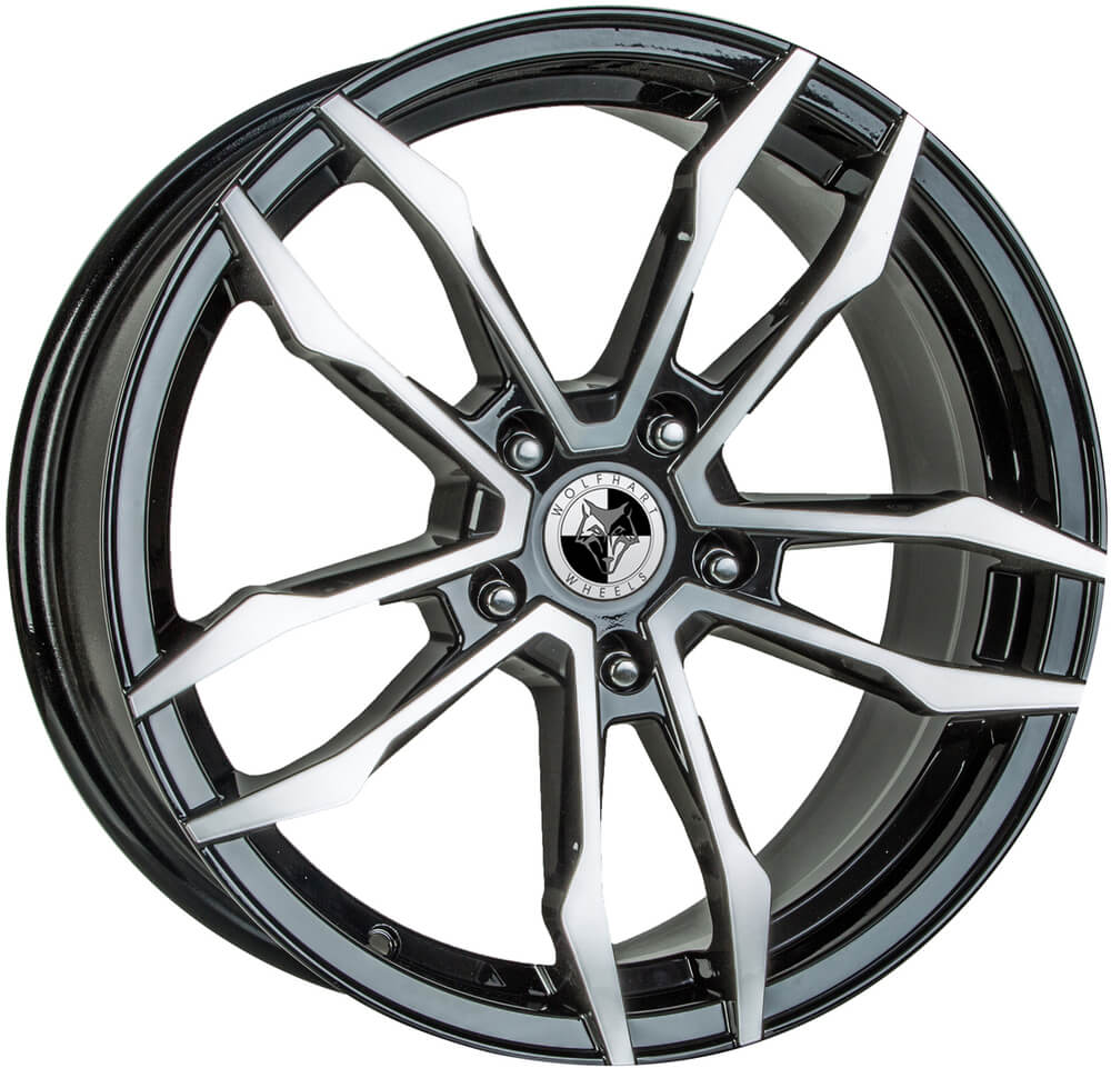 Wolfhart VT5 - Gloss Black / Polished alloy wheel