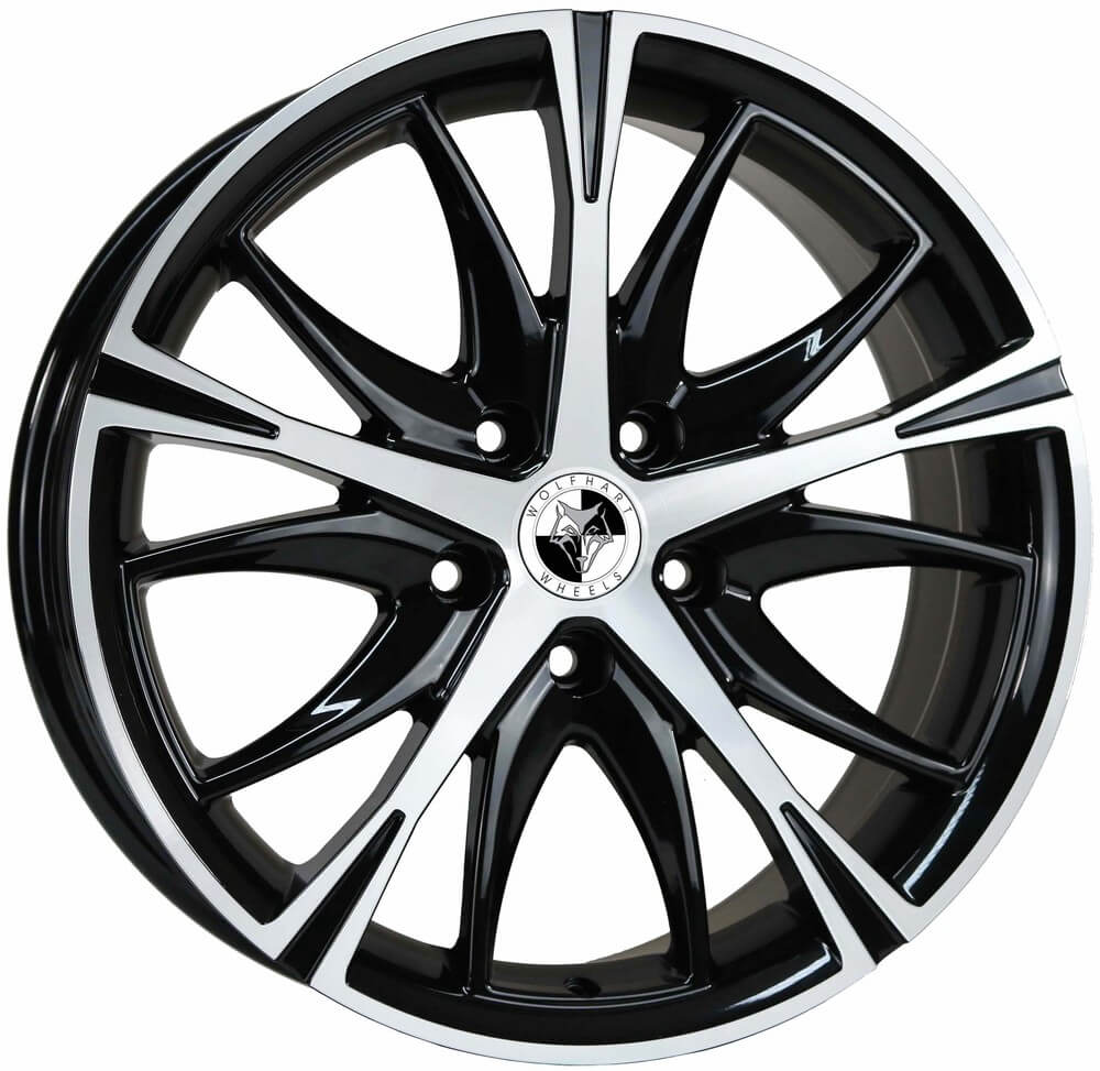 Wolfhart California - Gloss Black Polished alloy wheel