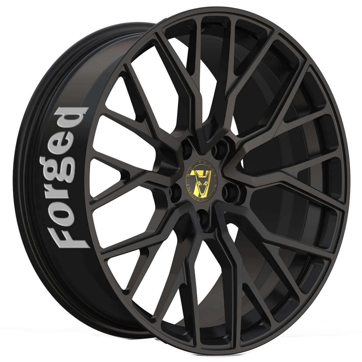 Wolfrace 71 Forged Edition Munich GTR Forged - Satin Raven Black alloy wheel
