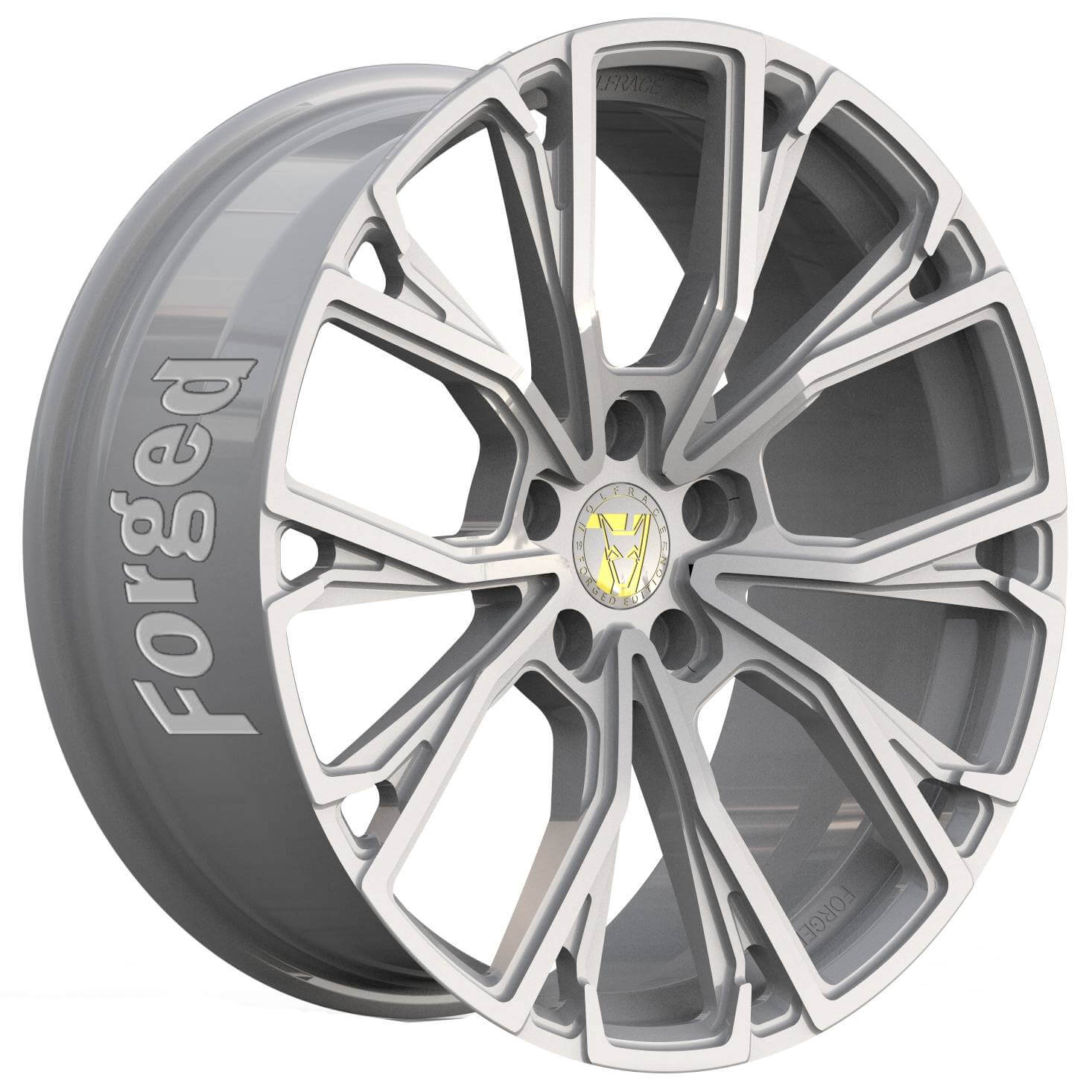 Wolfrace 71 Forged Edition Matrix Forged - Urban Chrome Polished alloy wheel