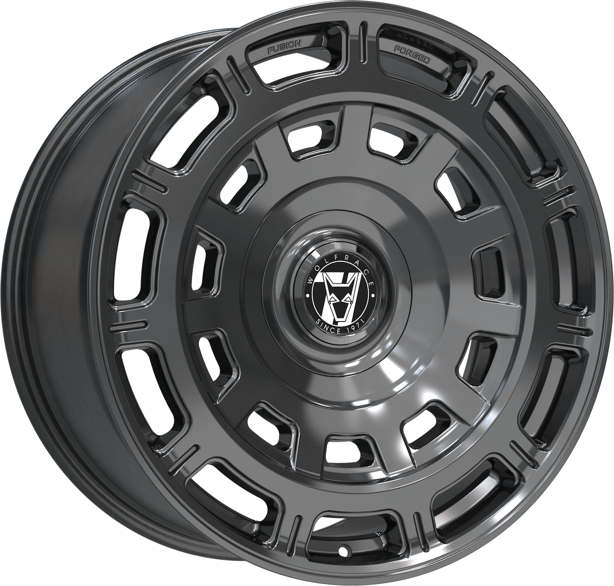 Wolfrace 71 Valiant Allroad Floating Cap Gloss Raven Black Alloy Wheels