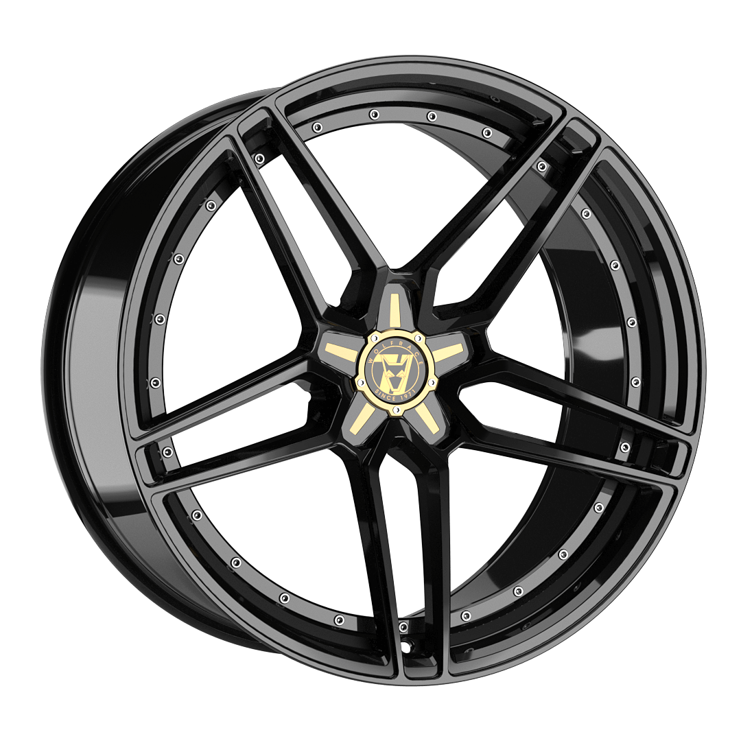 Wolfrace 71 Talon - Gloss Raven Black alloy wheel