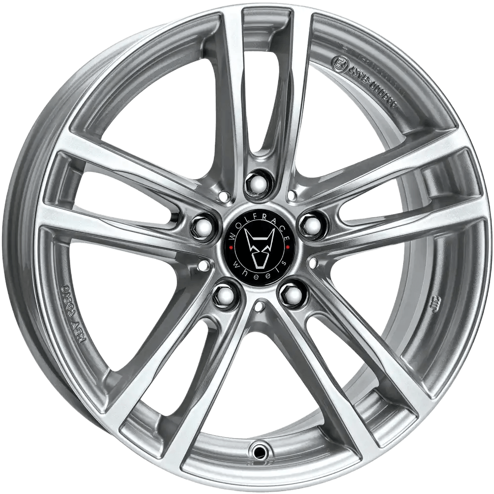 Wolfrace Eurosport Tuv X10 Alloy Wheel 17" x 7.5" ET27 Silver