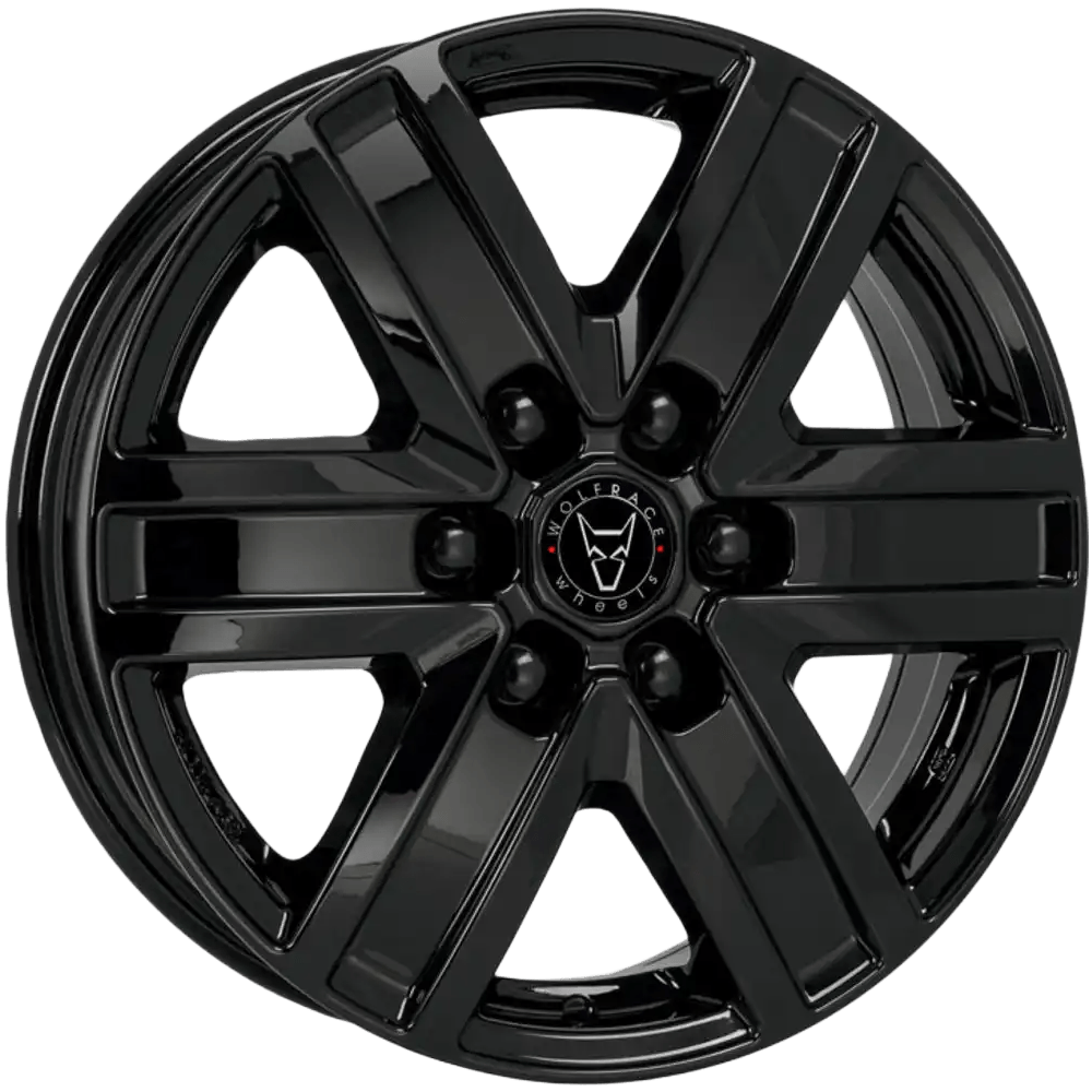 Wolfrace Eurosport Tuv Transporter Alloy Wheel 16" x 6.5" ET66 Polished / Diamond Cut