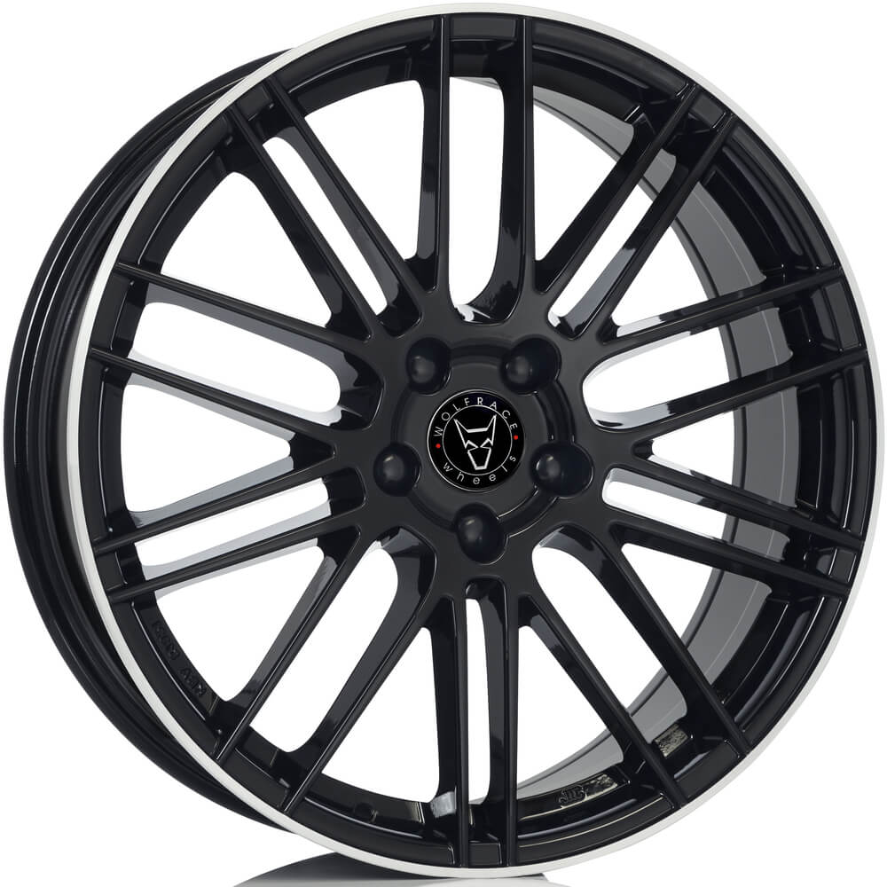 Wolfrace Eurosport TUV KIBO X Diamond Black Hornpoliert Alloy Wheels