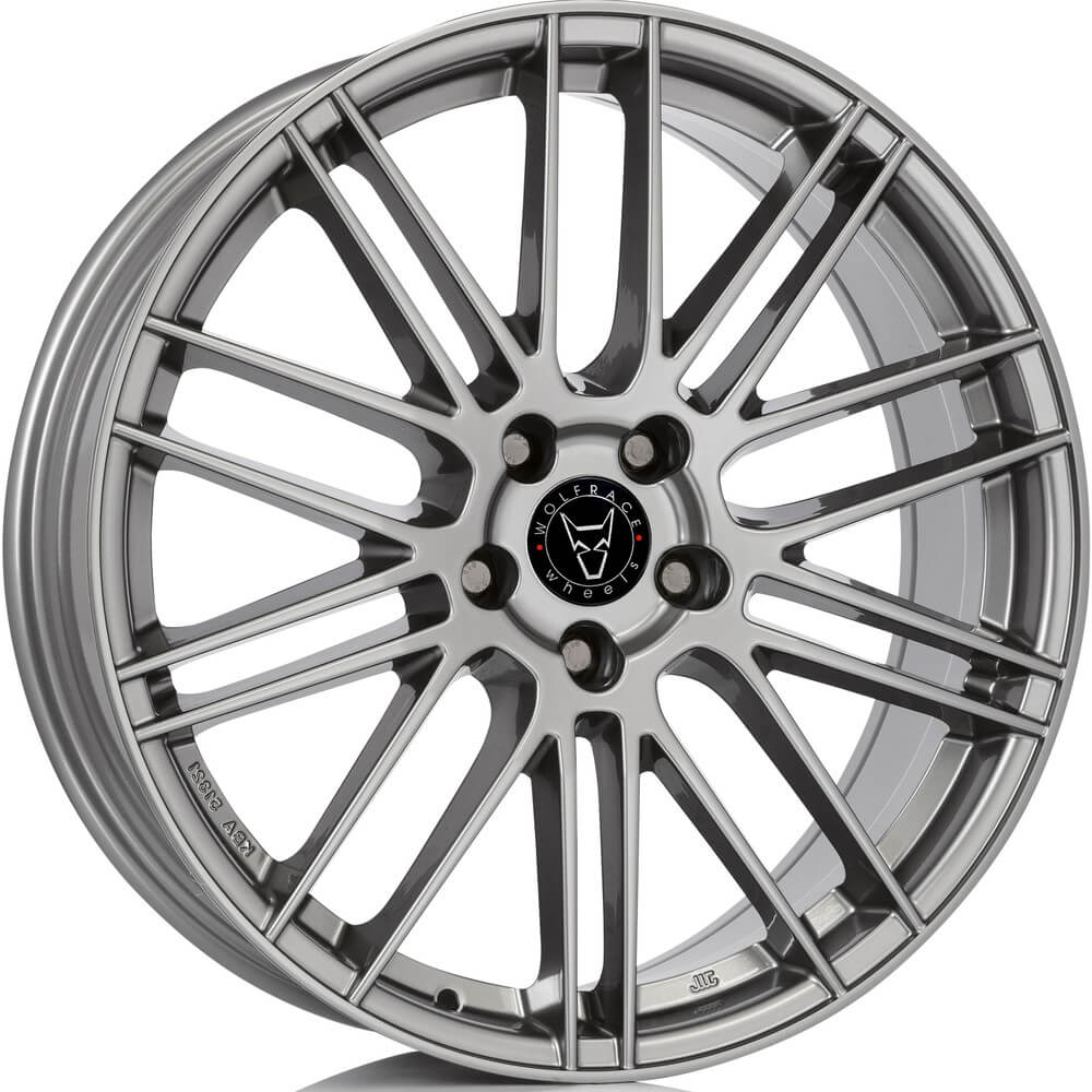 Wolfrace Eurosport TUV KIBO X Metal Grey Alloy Wheels