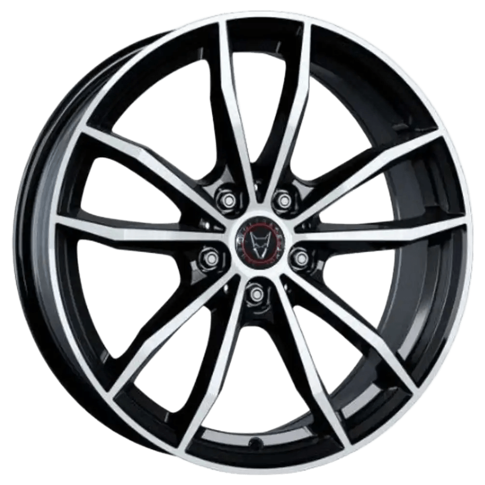Wolfrace Eurosport TUV X12 Diamond Black Grey Polished Wolfrace