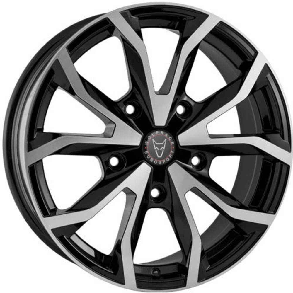 Wolfrace Eurosport Assassin TRS - Gloss Black Polished alloy wheel