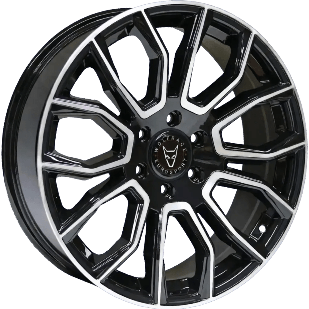 Wolfrace Eurosport Evoke X Alloy Wheel 18" x 7.5" ET45 Polished / Diamond Cut