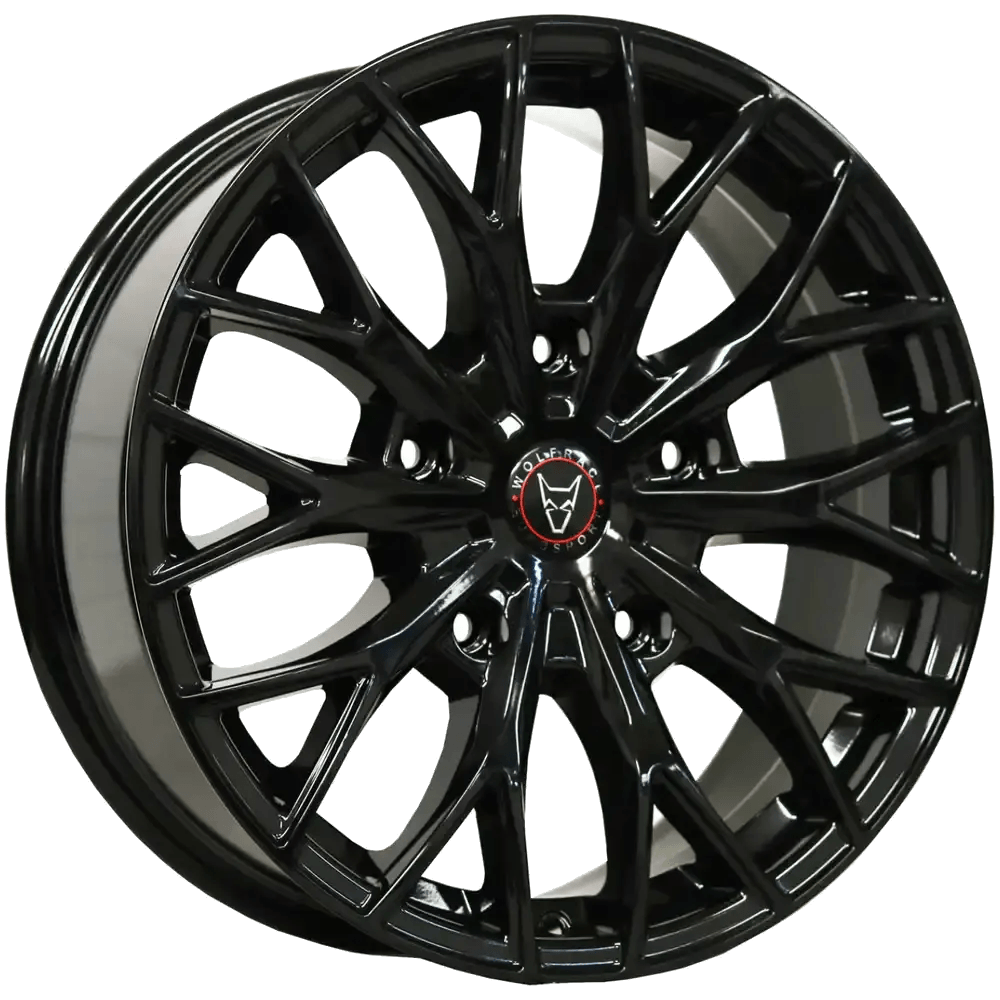 Wolfrace Eurosport Wolfsburg Super T Alloy Wheel 18" x 7.5" ET50 Black