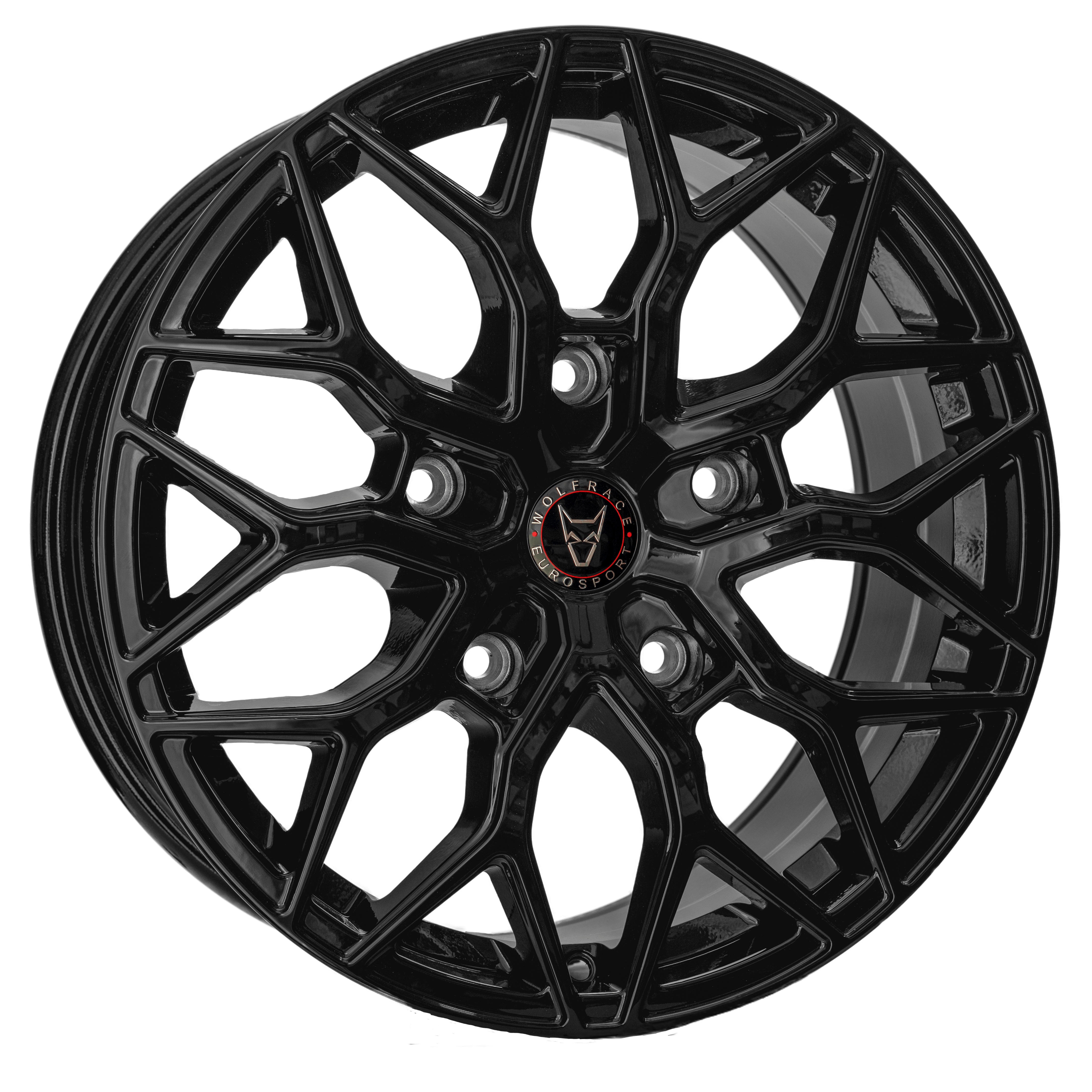 Wolfrace Eurosport Urban Racer Road Edition Alloy Wheel 20" x 8" ET35 Gloss Black