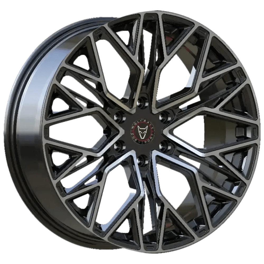 Wolfrace Eurosport Flo 6 Gloss Black Polished Wolfrace
