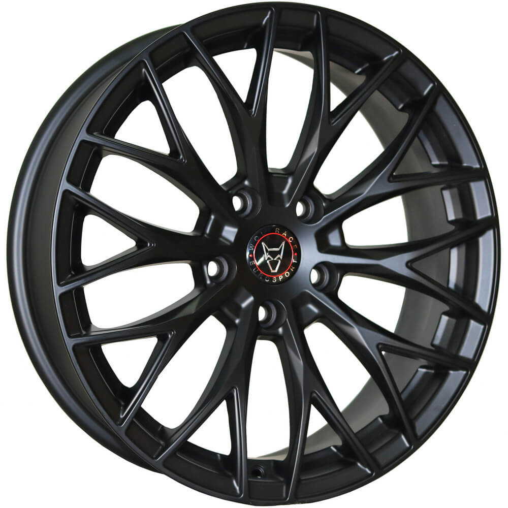 Wolfrace Eurosport Wolfsburg - Matt Black alloy wheel