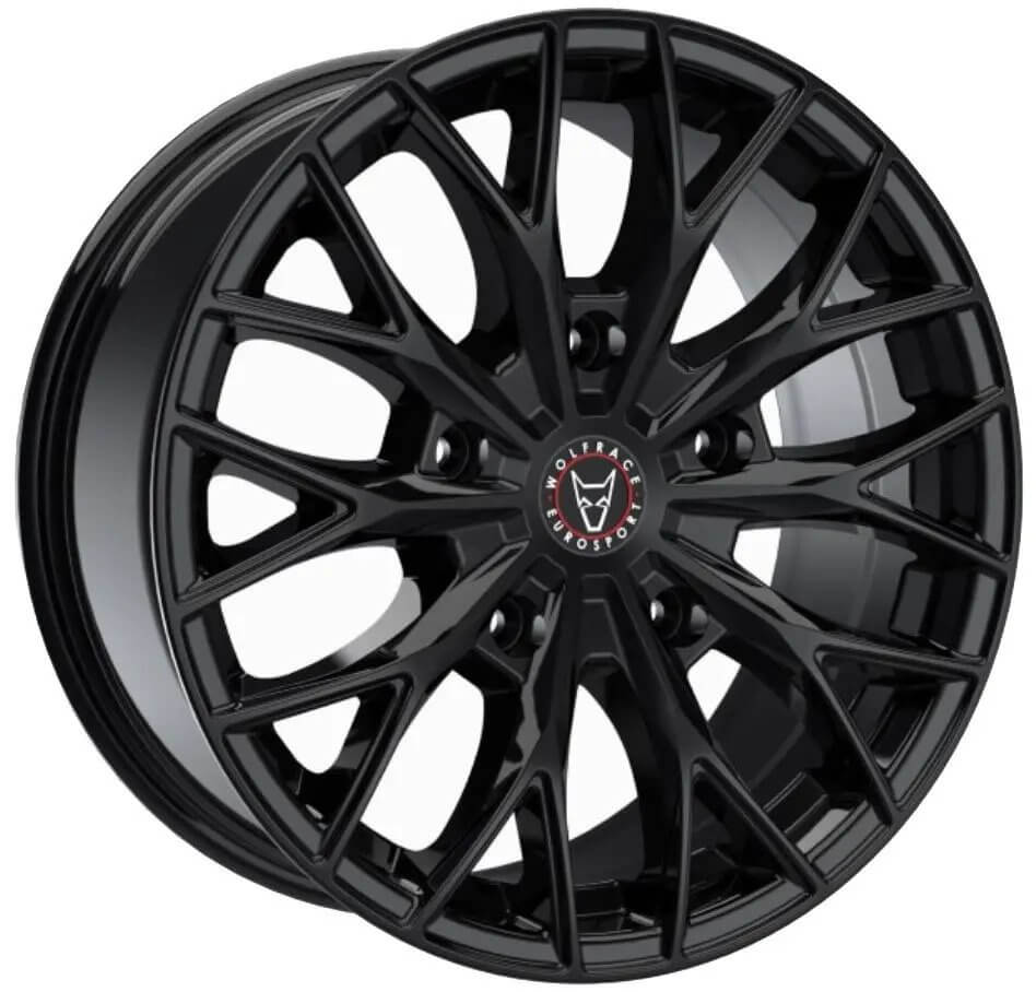 Wolfrace Eurosport Wolfsburg Super T - Gloss Black alloy wheel