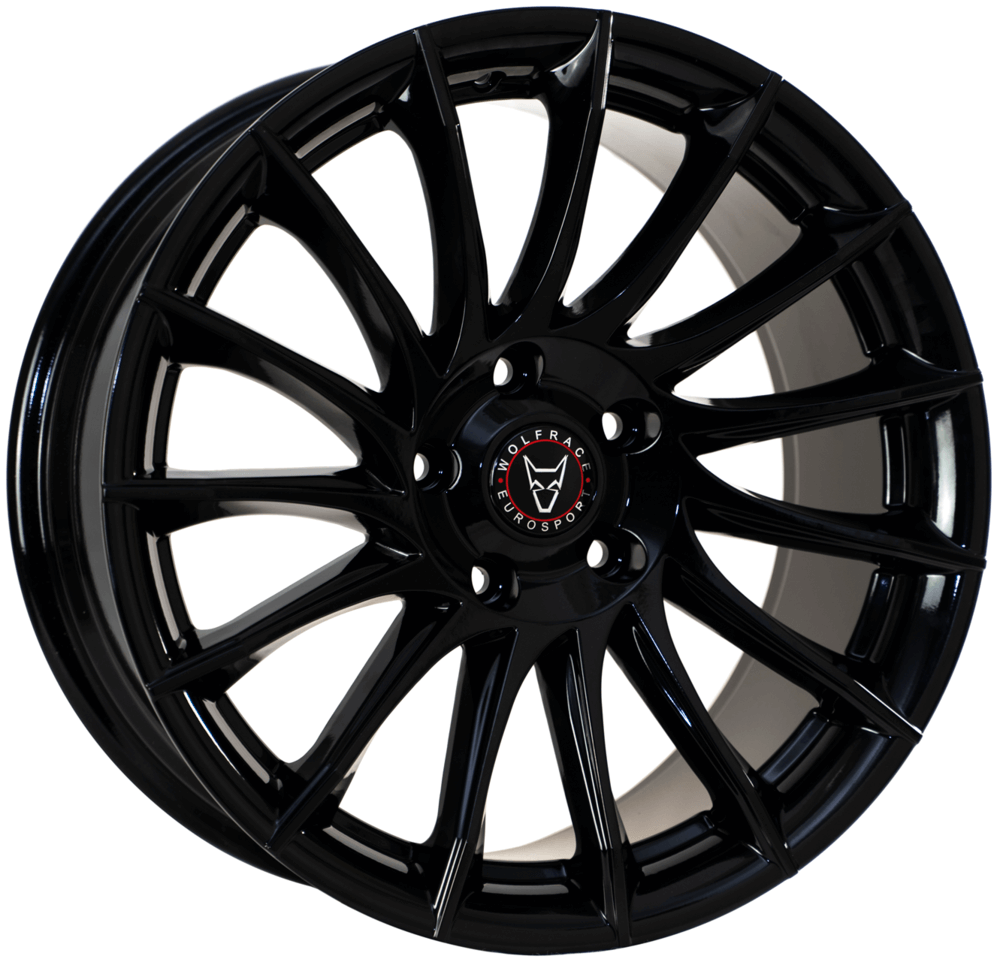 Wolfrace Eurosport Aero - Gloss Black alloy wheel