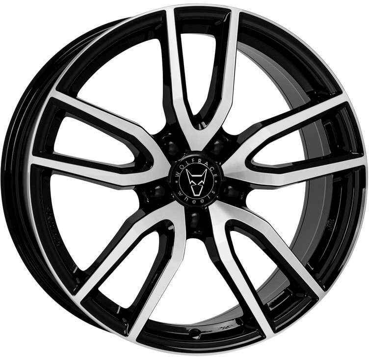 Wolfrace Eurosport Torino - Diamond Black Polished alloy wheel