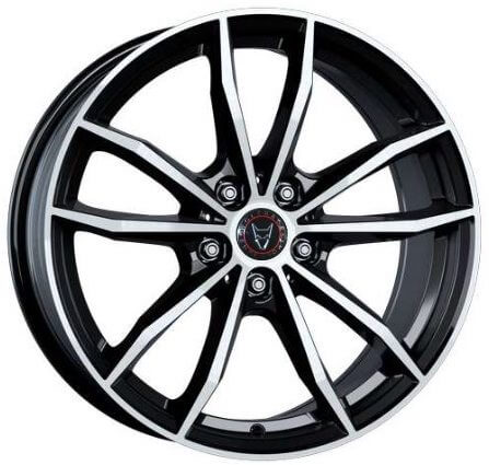 Wolfrace Eurosport X12X - Diamond Black Polished alloy wheel