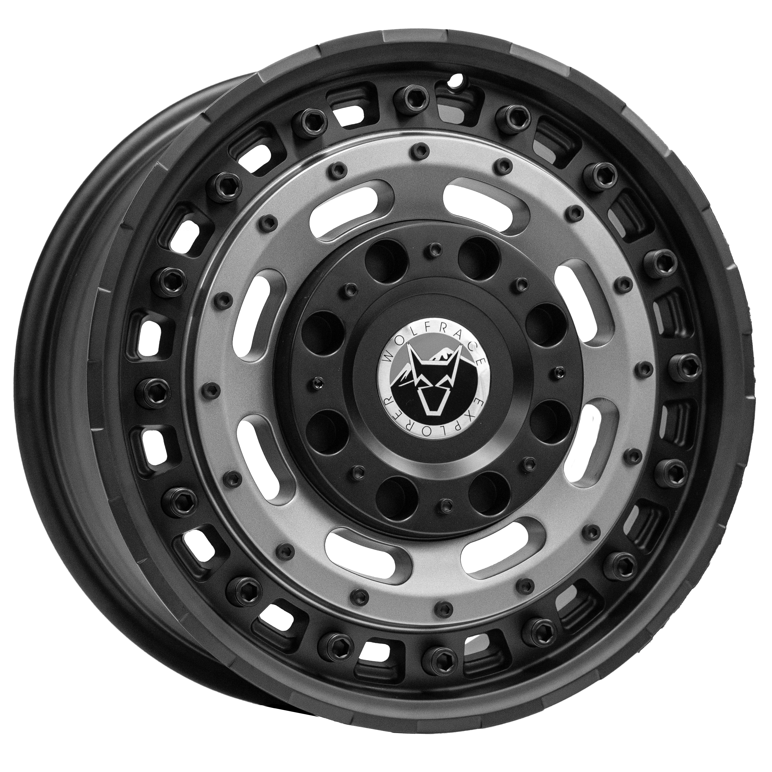 Wolfrace Explorer Slotmag Alloy Wheel 17" x 8" ET45 Gunmetal