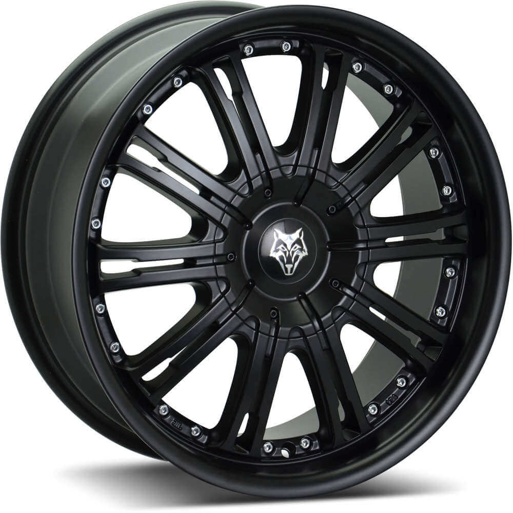 Wolfrace Explorer Vermont - Gloss Black / Polished / Polished Lip alloy wheel