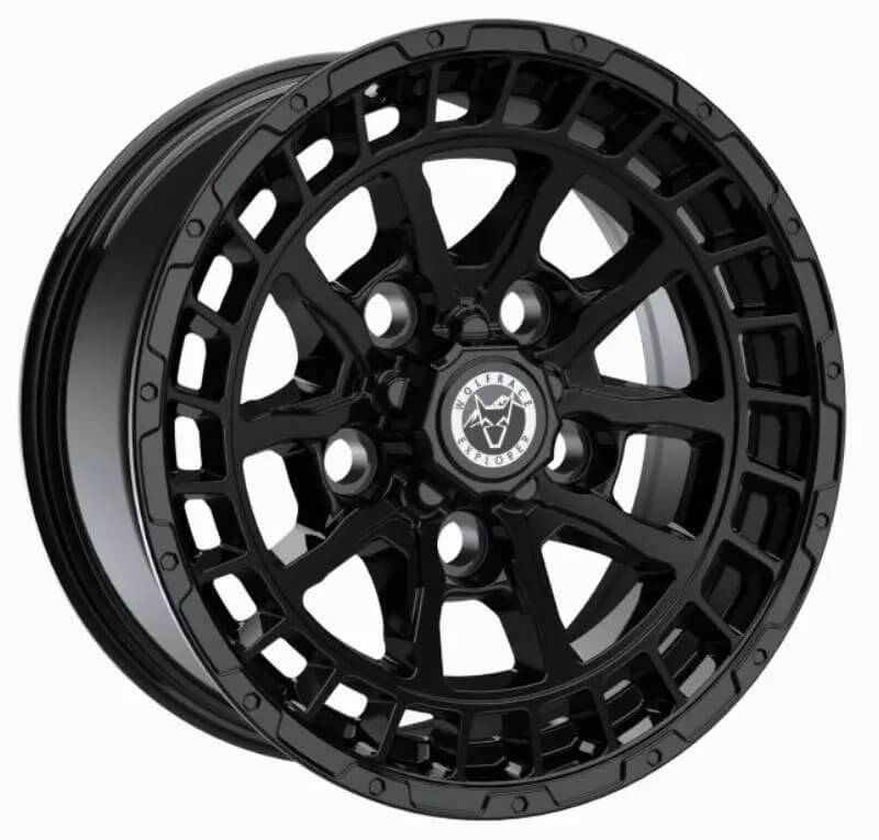 Wolfrace Explorer Wolf LRD - Matt Black alloy wheel