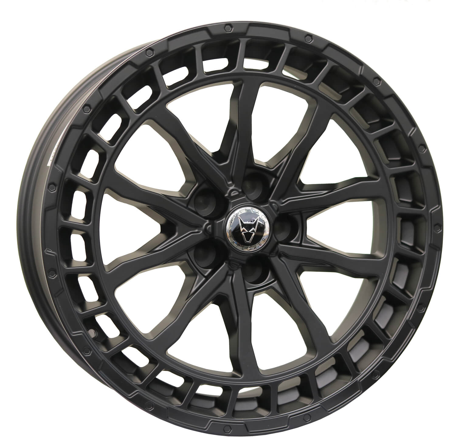 Wolfrace Explorer Wolf FTC - Matt Black alloy wheel