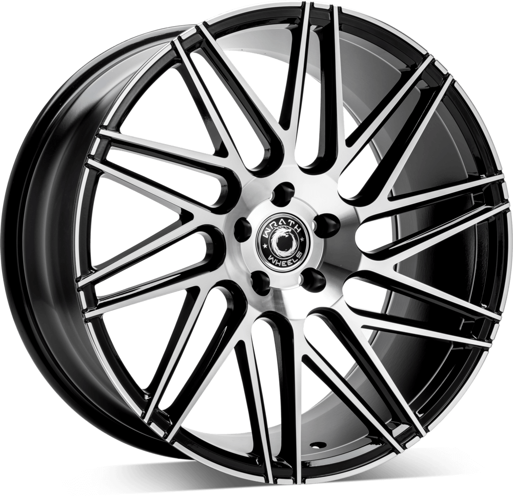 WRATH WF4 - Gloss Black Polished Face alloy wheel