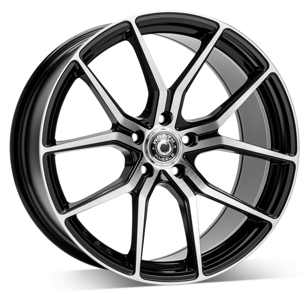 WRATH WF7 - Gloss Black Polished Face alloy wheel
