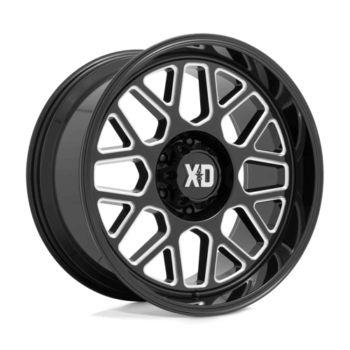 XD XD849 GRENADE 2 - Gloss Black Milled alloy wheel