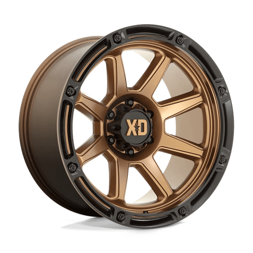 XD XD863 - Matte Bronze W/ Black Lip alloy wheel