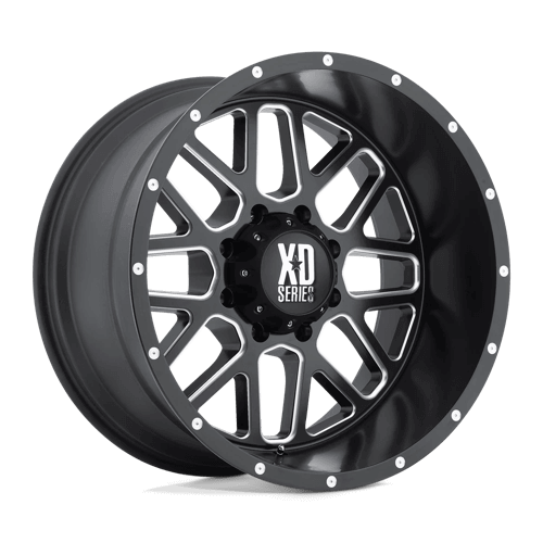 XD XD820 GRENADE - Satin Black Milled alloy wheel