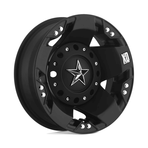 XD XD775 ROCKSTAR - Dually Matte Black Rear alloy wheel