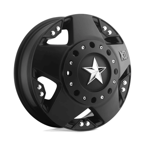XD XD775 ROCKSTAR - Dually Matte Black Front alloy wheel
