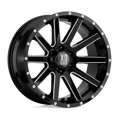 XD XD818 HEIST - Gloss Black Milled alloy wheel
