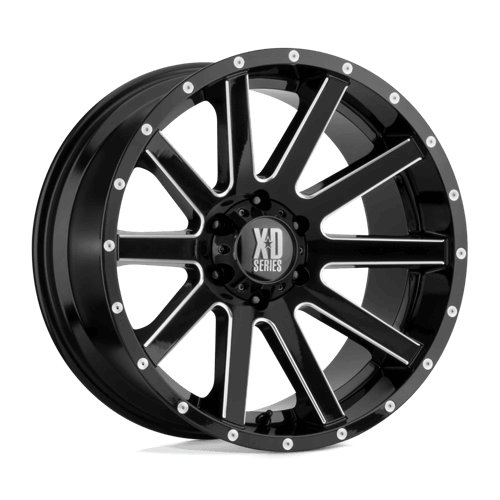 XD XD818 HEIST - Satin Black Milled alloy wheel