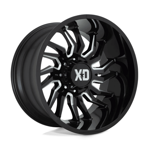 XD XD858 TENSION - Gloss Black Milled alloy wheel