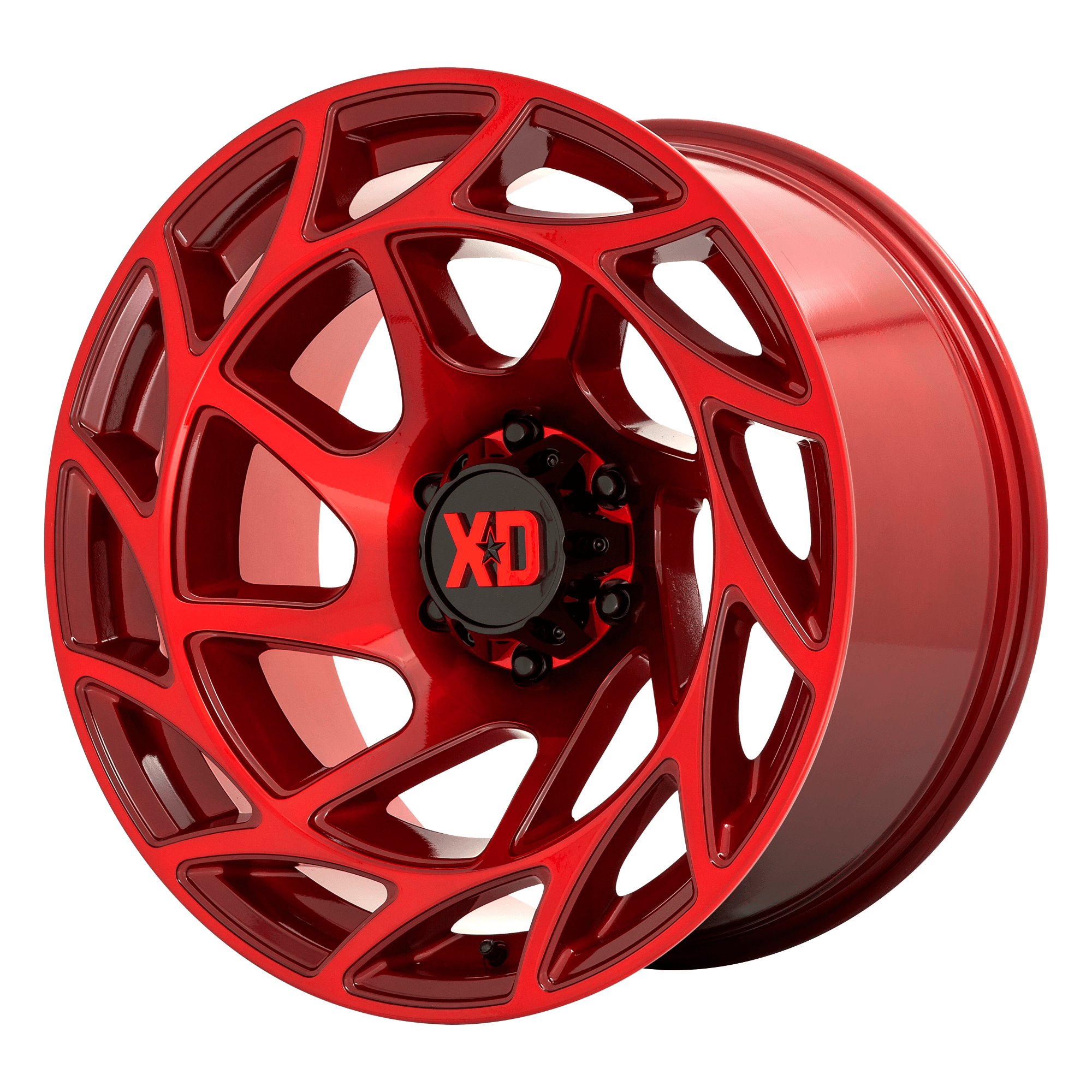 XD XD860 ONSLAUGHT - Candy Red alloy wheel