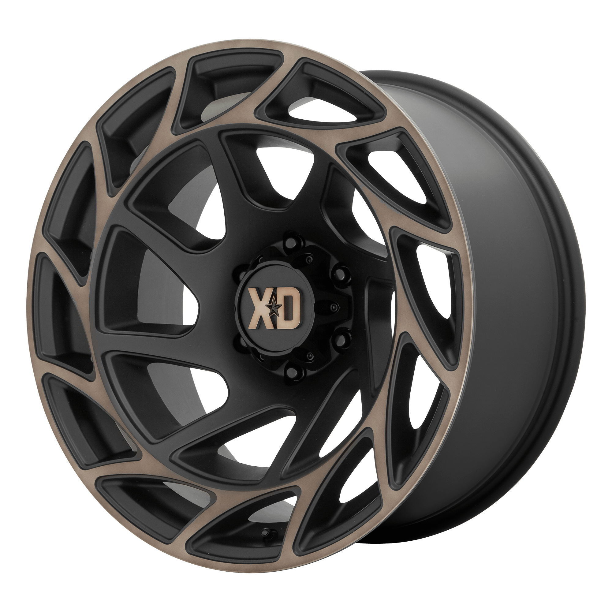 XD XD860 ONSLAUGHT - Satin Black W/ Bronze Tint alloy wheel