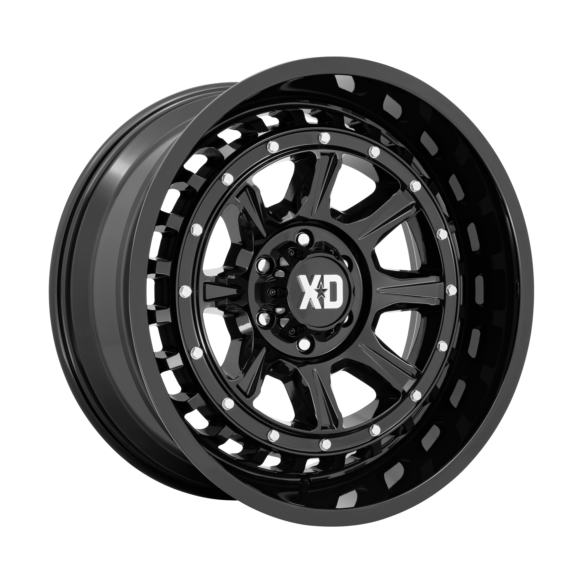 XD XD866 OUTLANDER Gloss Black Alloy Wheels