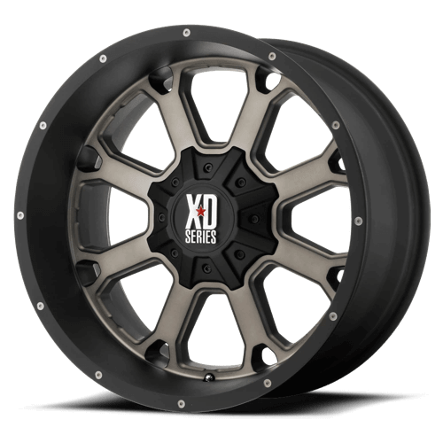 XD XD825 BUCK 25 - Matte Black W/ Dark Tint alloy wheel