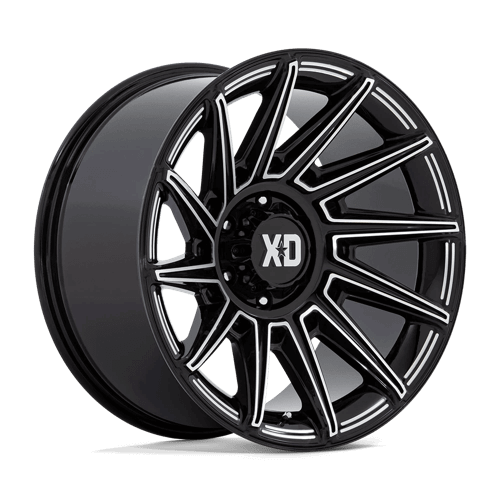 XD XD867 SPECTER - Gloss Black Milled alloy wheel