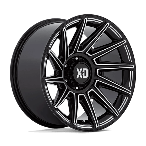XD XD867 SPECTER - Gloss Black Milled alloy wheel