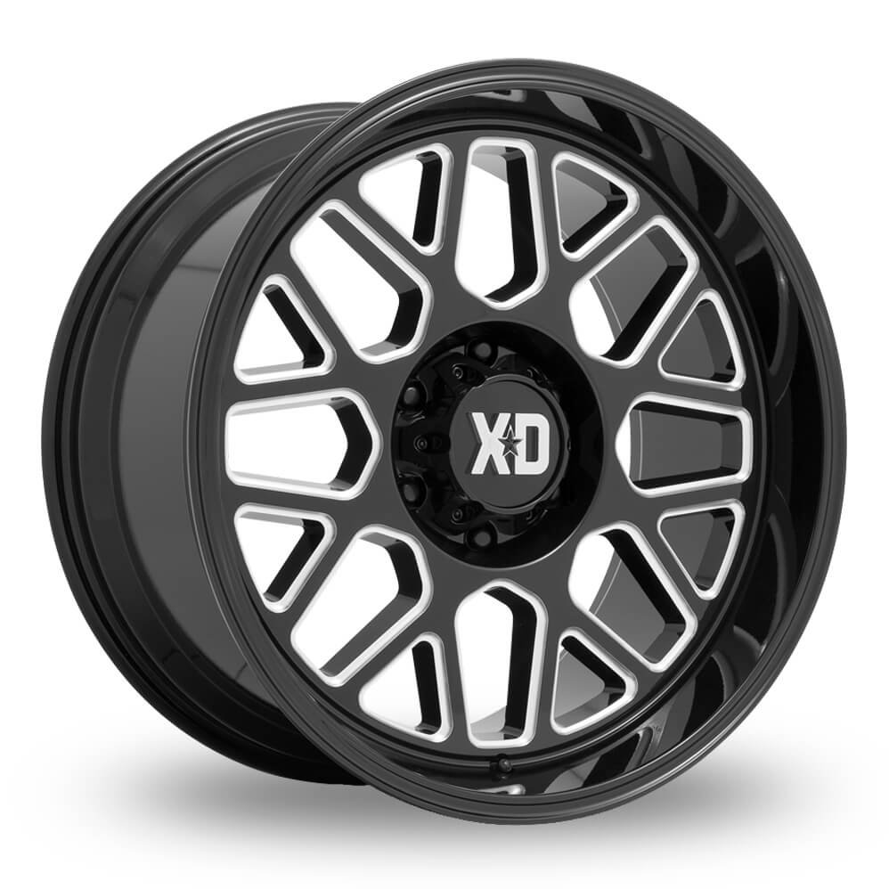 XD XD849 GRENADE 2 Full Gloss Black Alloy Wheels